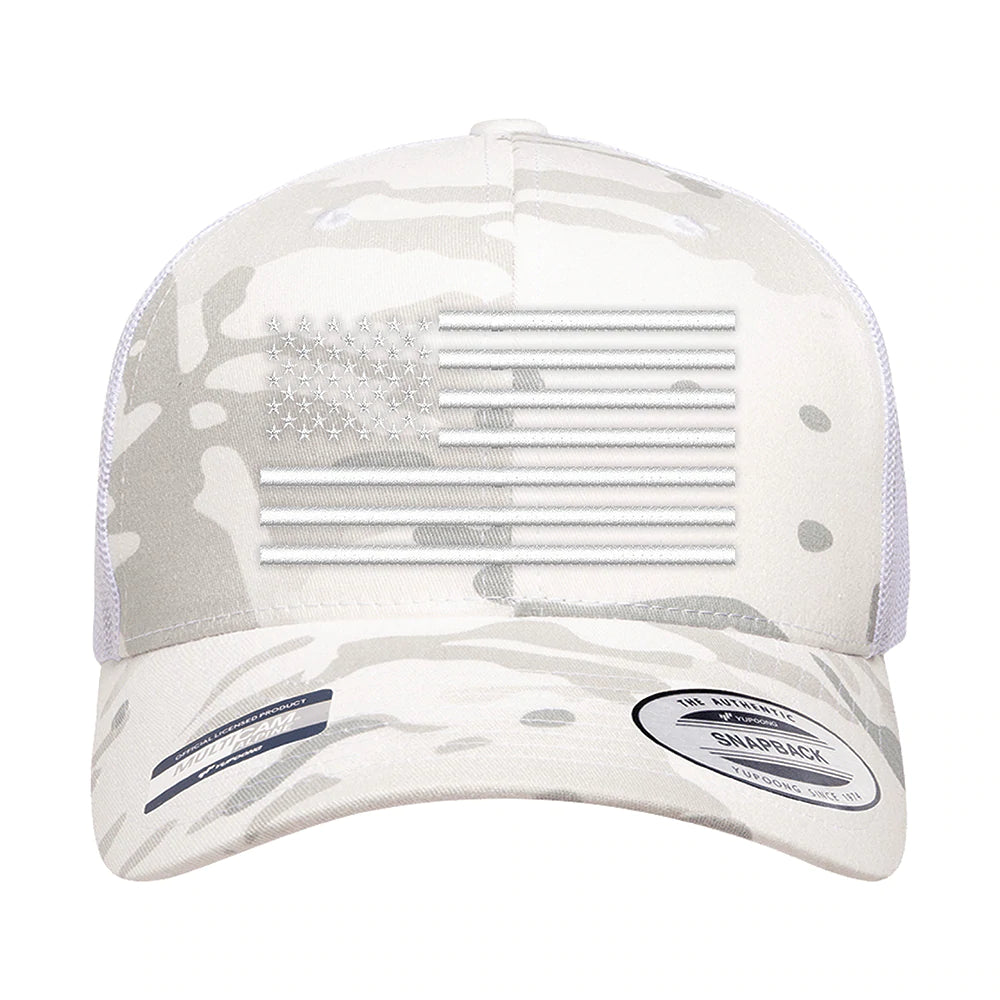 AMERICAN FLAG 3D EMBROIDERED SNAPBACK - Cape Crew