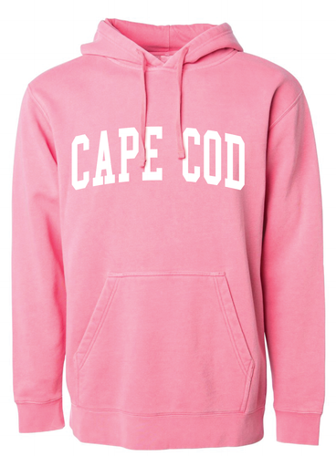 PINK HOODED CAPE COD SWEATSHIRT